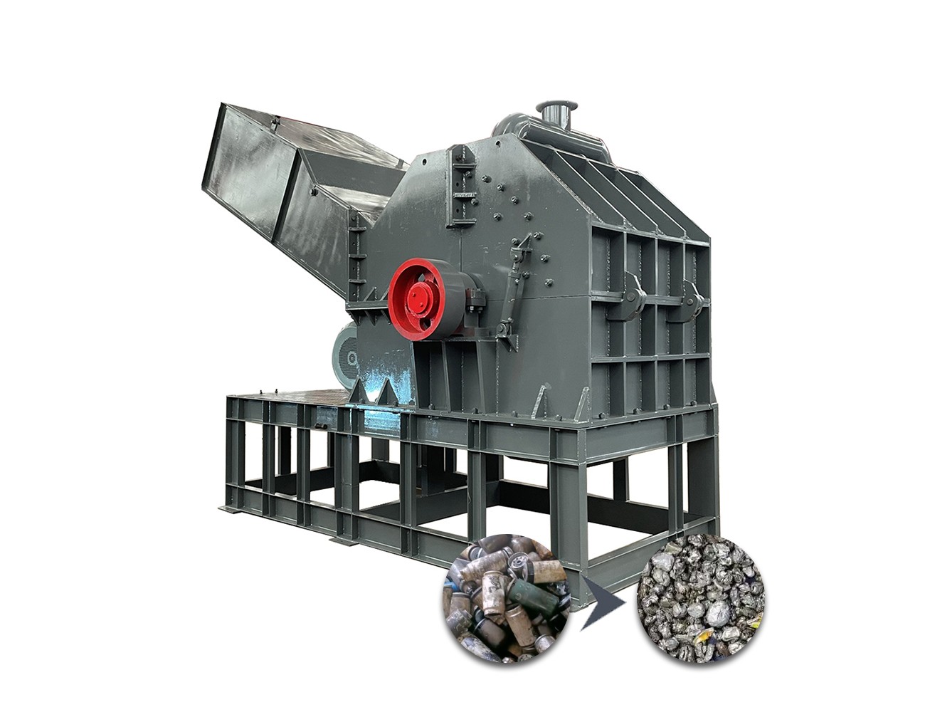 Oil filter crusher