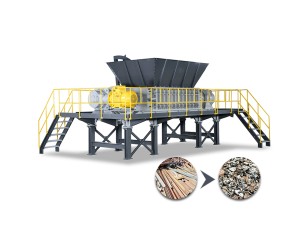 Scrap steel shredder