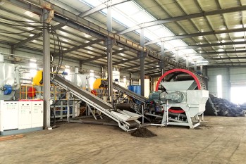 On-site production line of rotary screen crusher