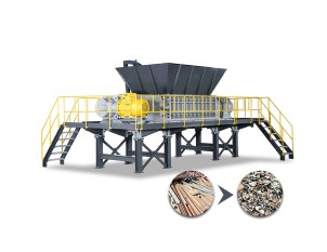 Scrap steel shredder